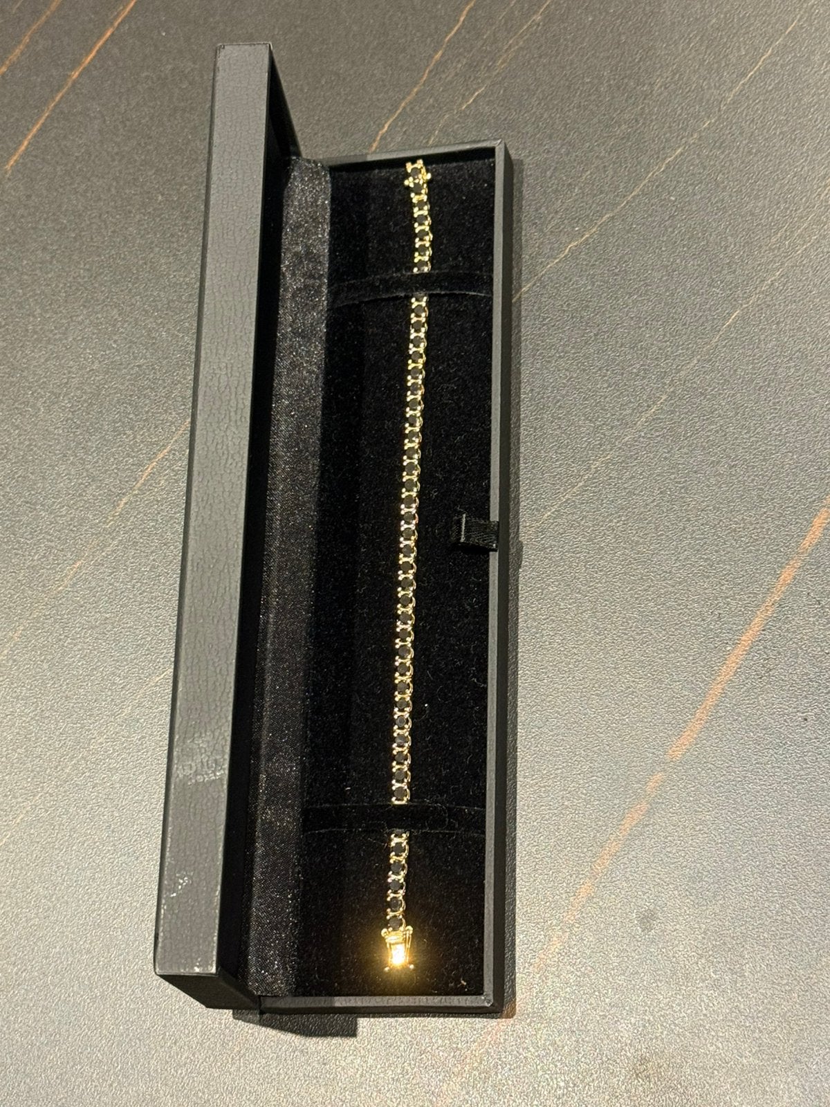 Luxe diamanten tennisarmband – 18 karaat geelgoud – ALGT, Ophalen, Zo goed als nieuw
