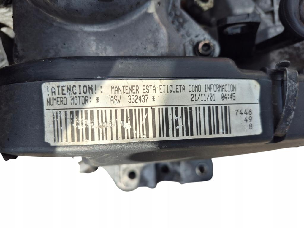 Moteur ASV Nu TOLEDO A3 OCTAVIA SEAT GOLF BORA CORDOBA VW, Verzenden, Gebruikt, Overige automerken