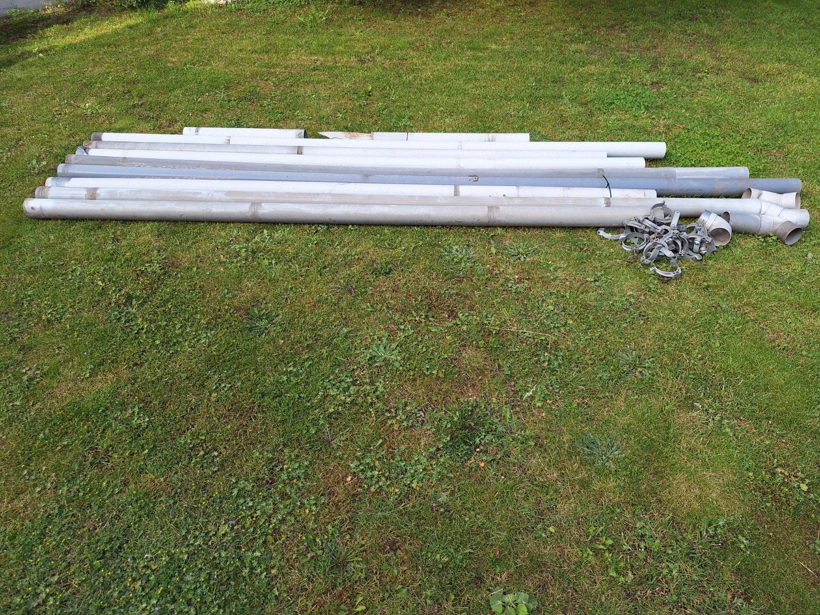 Afvoerbuizen 80, Ophalen, Gebruikt, PVC, 80 mm of meer