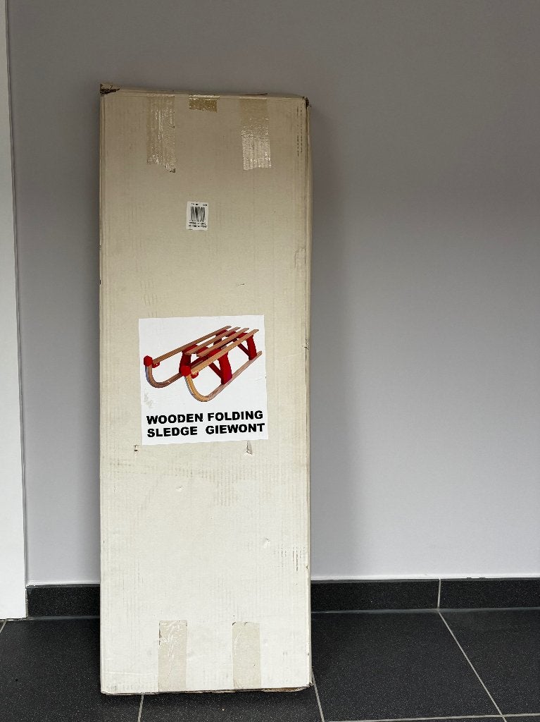 Nieuw! opvouwbare / plooibare slee hout - Nijdam, Ophalen, Nieuw, Hout