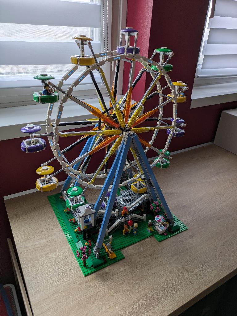 Lego 10247 La Grande Roue - 100% complet, Lego, Ensemble complet, Comme neuf, Enlèvement