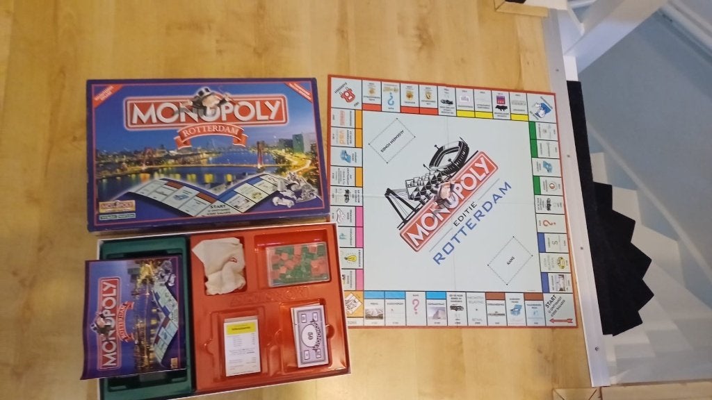 bordspel 1e rare editie Monopoly Rotterdam Monopolie, Ophalen of Verzenden