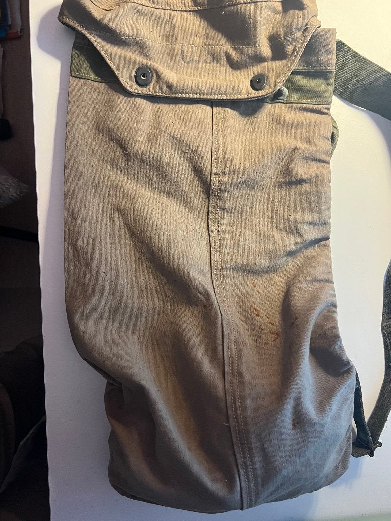 Sac pour roquettes de bazooka US para WW2 original, Enlèvement ou Envoi