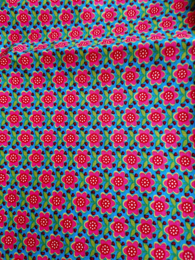 Stofje katoen, bloemenmotief, Hobby & Loisirs créatifs, Tissus & Chiffons, Neuf, Enlèvement ou Envoi, Rose, Coton