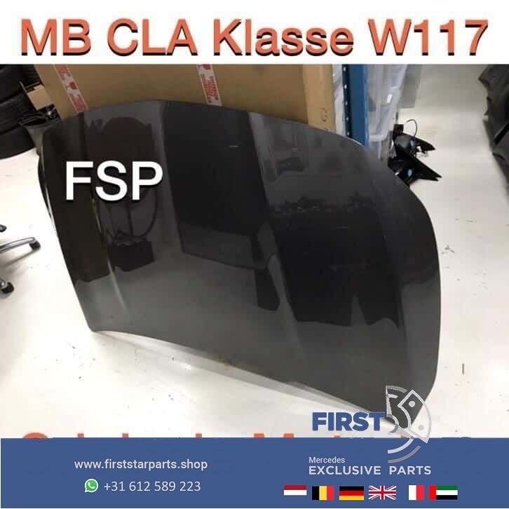 W117 CLA Motorkap zwart wit grijs Origineel Mercedes 2013-20, Utilisé, -, Capot moteur, Avant