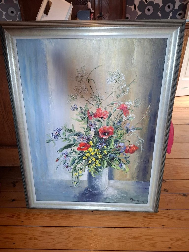 Schilderij Els Mennens, Antiquités & Art, Enlèvement, Œuvre originale, Fleurs