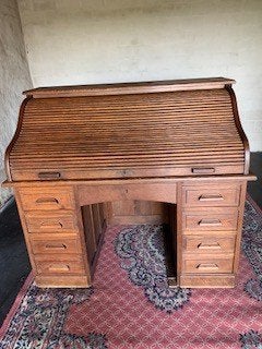 rolluikbureau secretaire, Antiek en Kunst, Ophalen