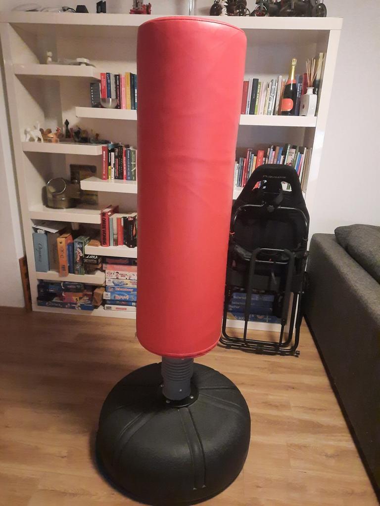 Boksbal op voet, Enlèvement, Comme neuf, Punching-ball