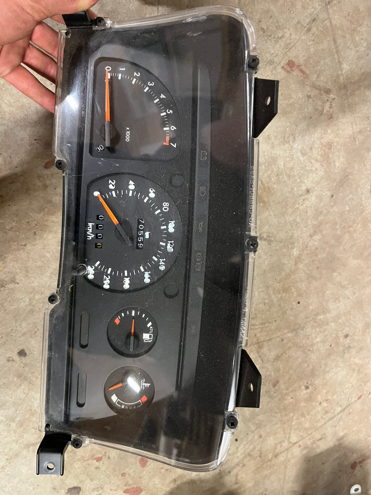 Ford escort mk4 instrument cluster, Ophalen of Verzenden, Ford