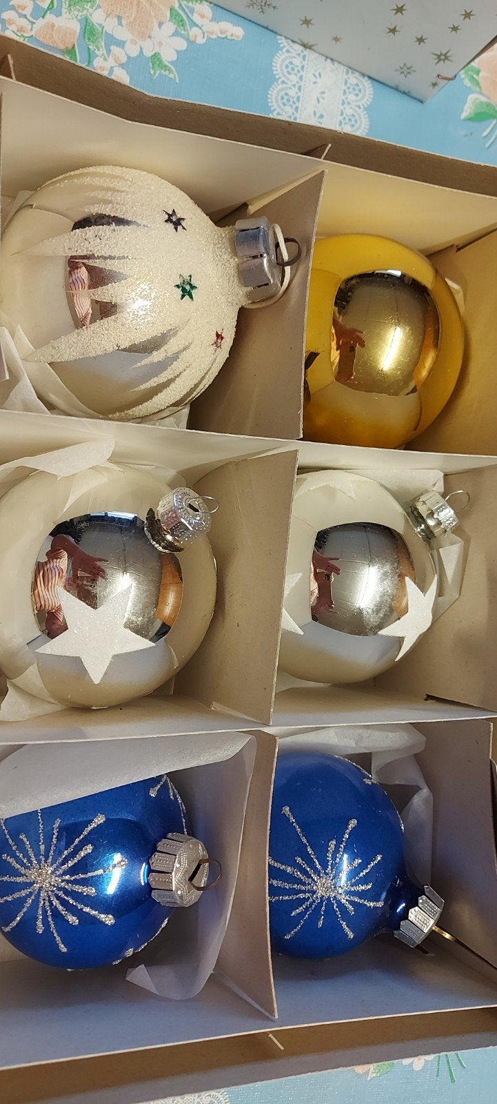 oude dikke kerstballen  jaren 70, Diversen, Ophalen