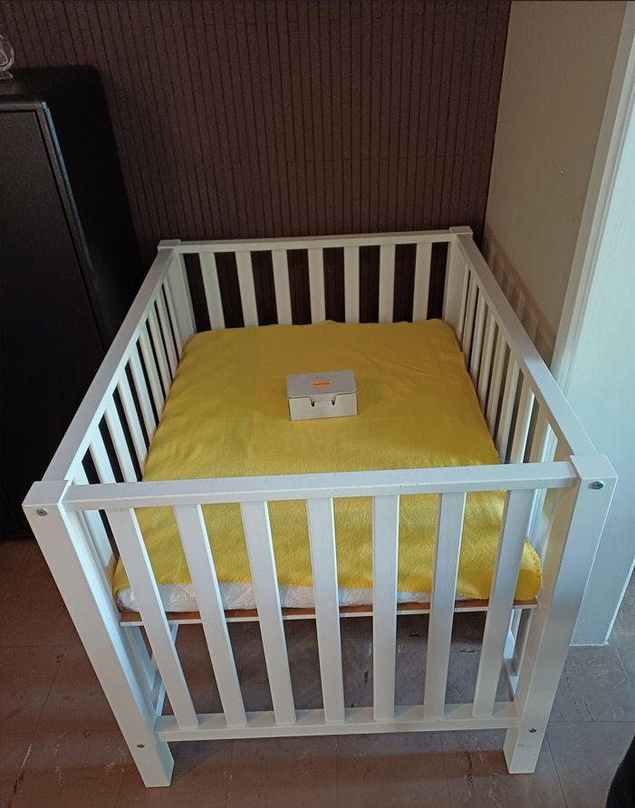 Parc pour enfants dim. L=100cm, l=80cm, h=61cm avec matelas, Enfants & Bébés, Enlèvement, Comme neuf, Réglable en hauteur