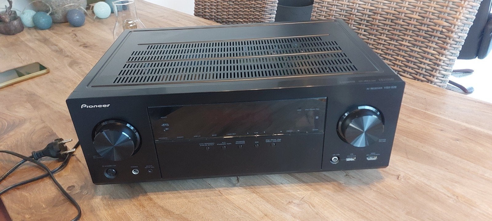 Versterker Pioneer VSX-528 STEREO HOME CINEMA RADIO, Ophalen, Zo goed als nieuw, Pioneer, 120 watt of meer