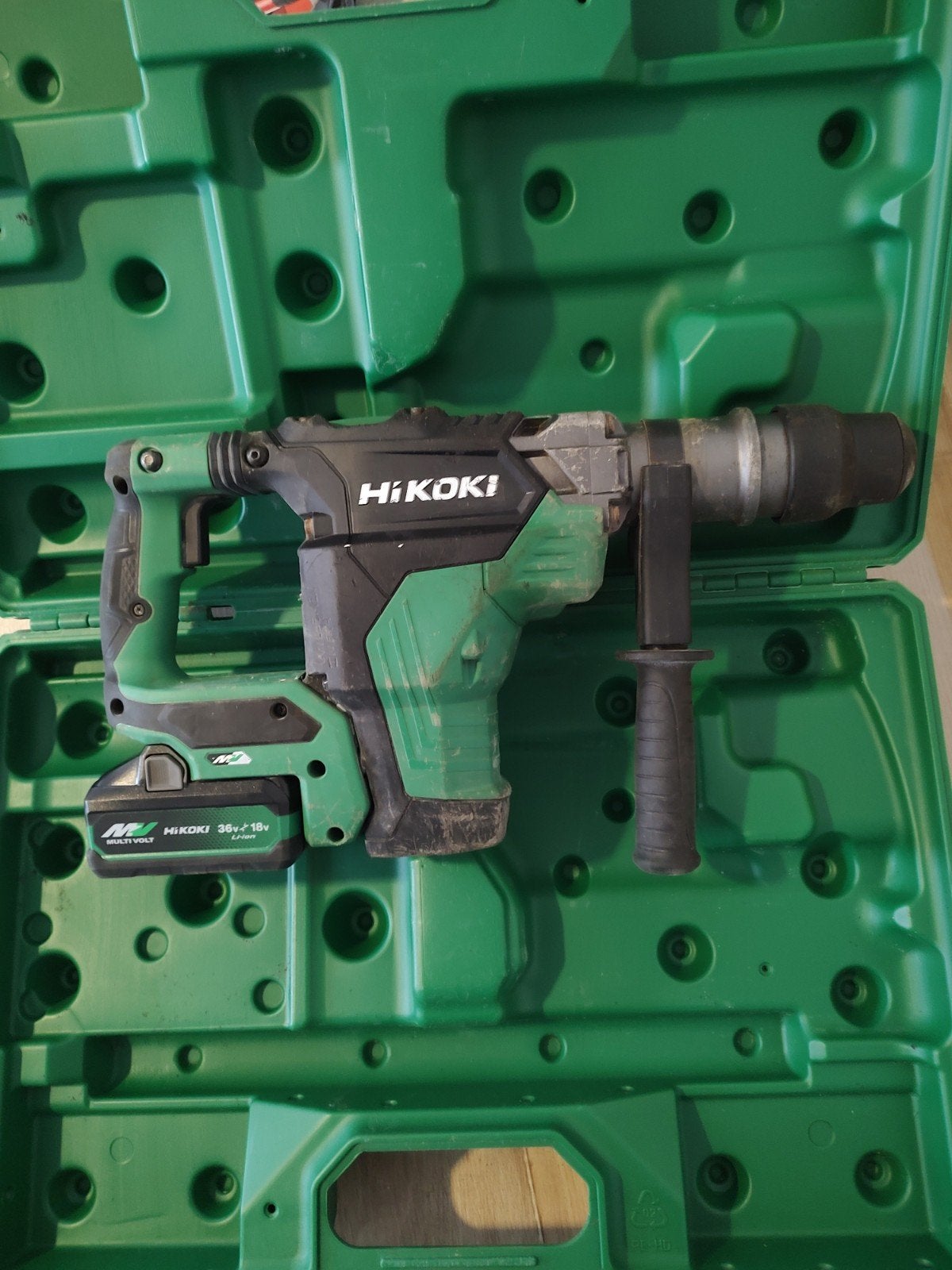 marteau rotatif hikoki SDS max DH36DMA, Bricolage & Construction, 600 watts ou plus, Enlèvement, Utilisé, Mécanisme de percussion