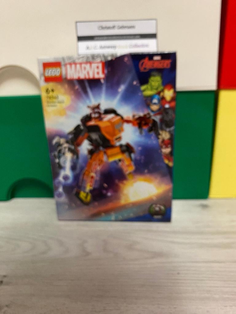 Lego Marvel - 76243 - Rocket Mech Armor, Ophalen, Marvel, Lego, Nieuw
