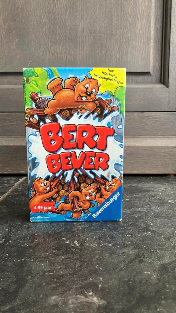 Gezelschapspel Bert bever, Een of twee spelers, Ophalen, Gebruikt