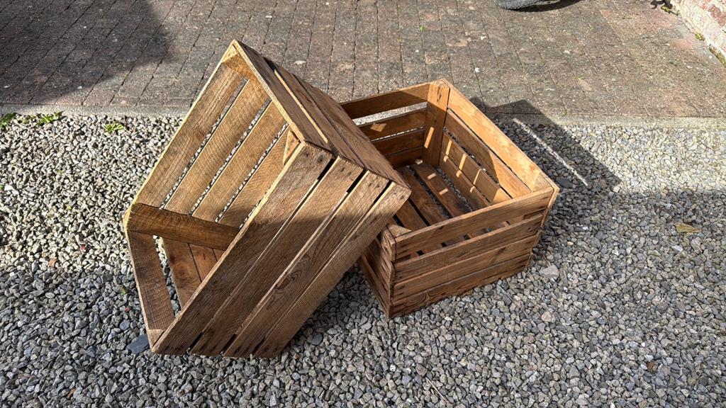 Caisse en bois (6 pièces), Moins de 50 cm, Enlèvement, Utilisé, Moins de 50 cm