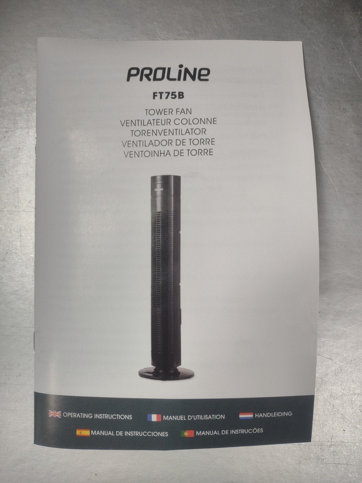 Télécommande Proline FT75B, Electroménager, Ventilateurs, Enlèvement ou Envoi, Ventilateur avec télécommande, Neuf, Ventilateur de trépied