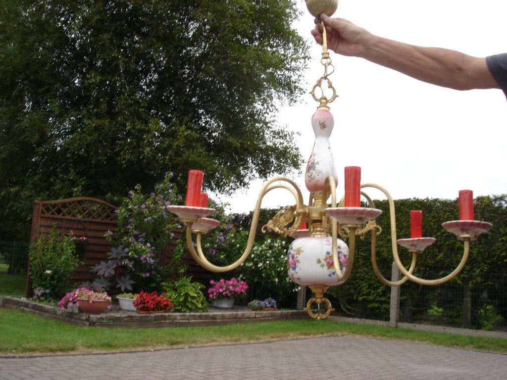 Antieke luster, Antiek en Kunst, Antiek | Verlichting, Ophalen