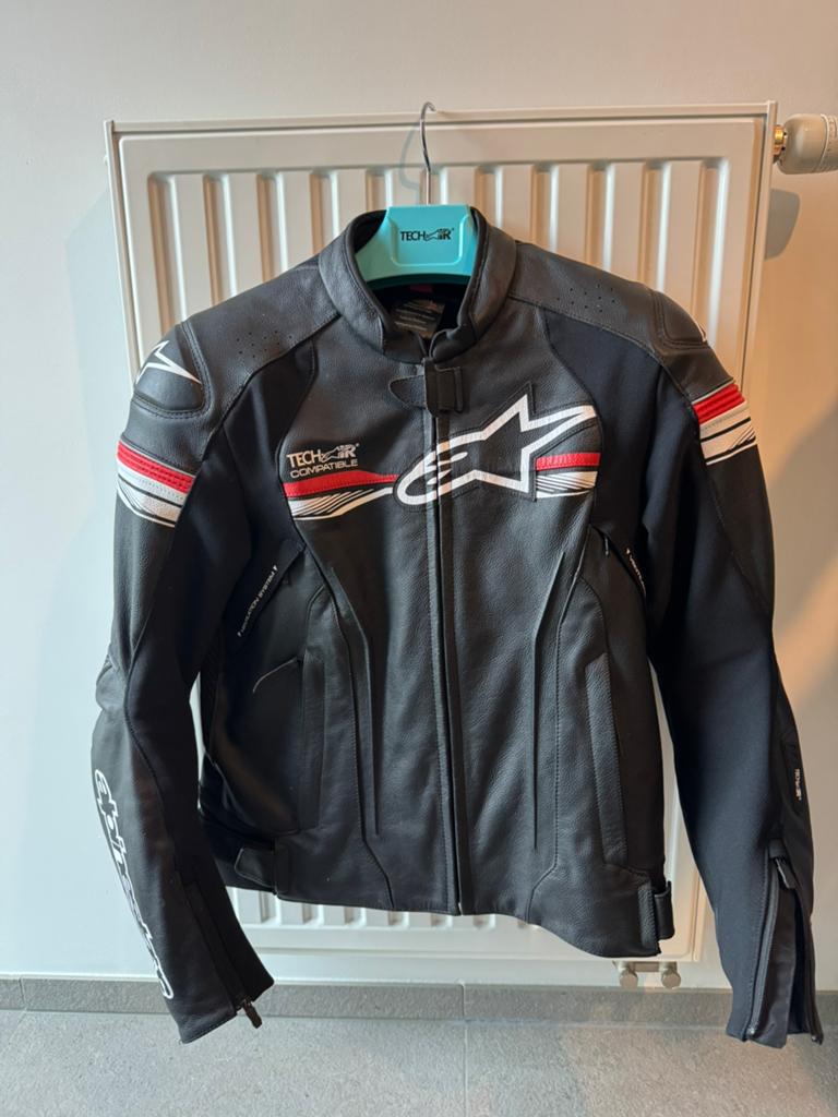 Alpinestars lederen motorjas mt 48, Enlèvement, Manteau | cuir
