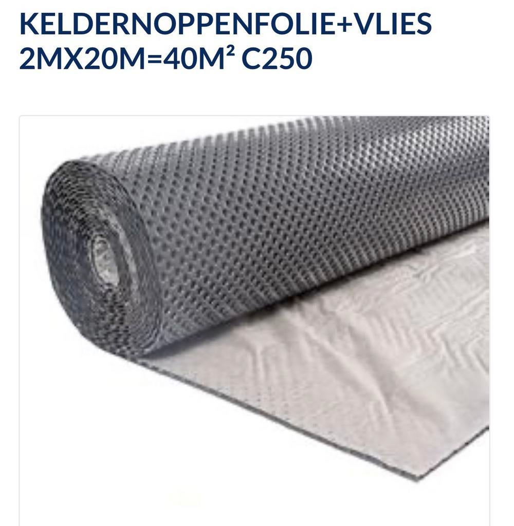 Keldernoppenfolie met vlies, Enlèvement, Neuf