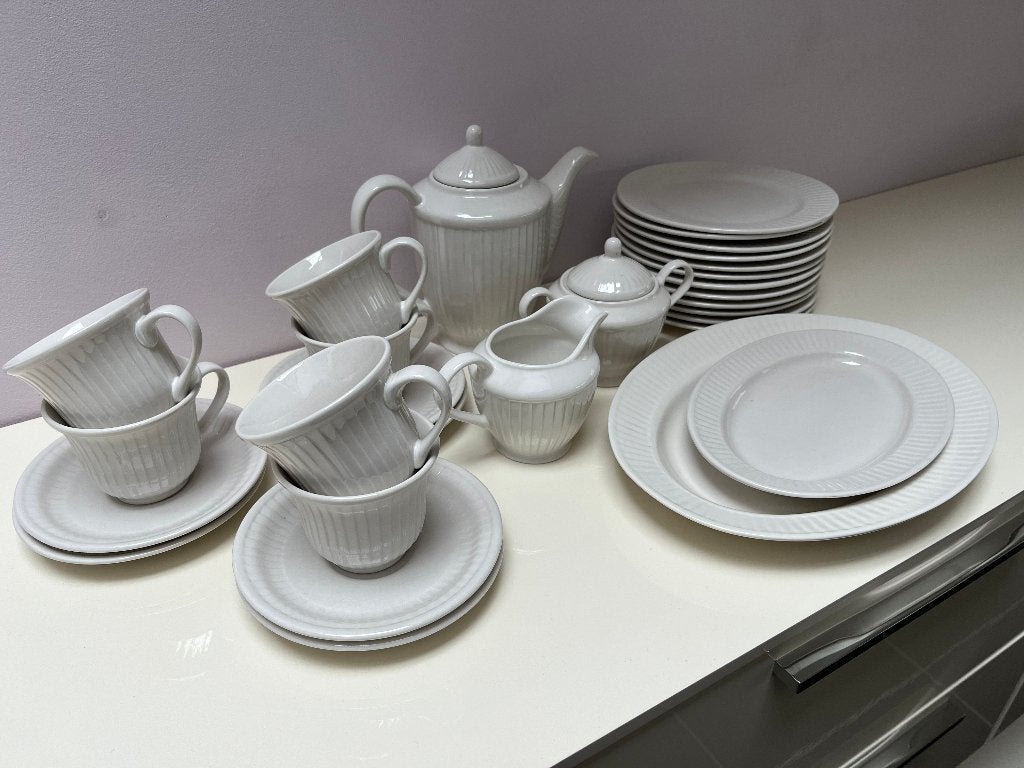 6-delig koffieservies met 12 dessertbordjes,..., Enlèvement