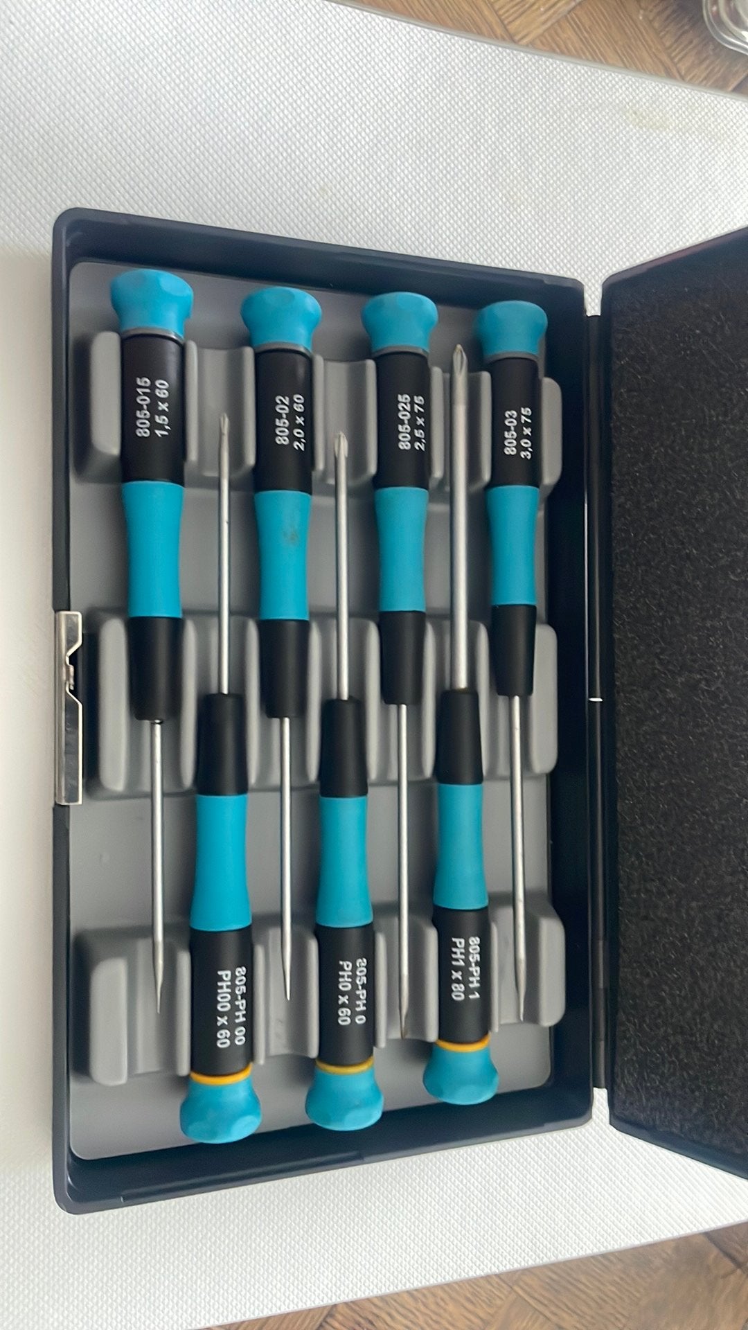 Hazet 805/7 Precisieschroevendraaierset 7-delig, Ophalen, Zo goed als nieuw