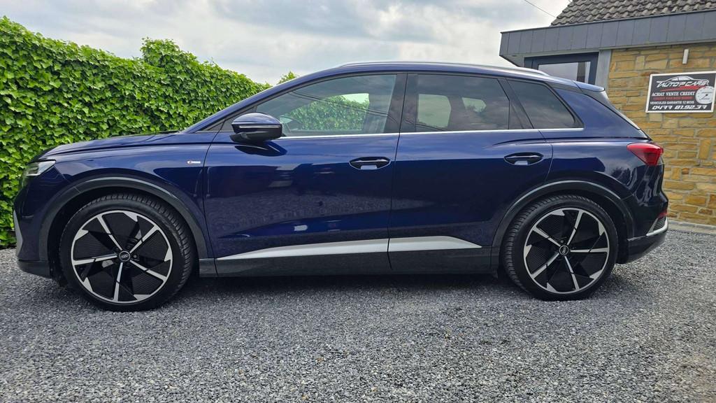 Audi Q4 e-tron Q4 e-Tron 82 kWh 40 S line (bj 2021), Auto's, Automaat, Achterwielaandrijving, Gebruikt, 2640 kg