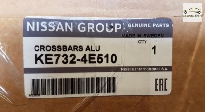 Dakdragers origineel imperiaal vaste dakrail Nissan Qashqai, Auto diversen, Dakdragers, -, -, Nieuw, Ophalen of Verzenden