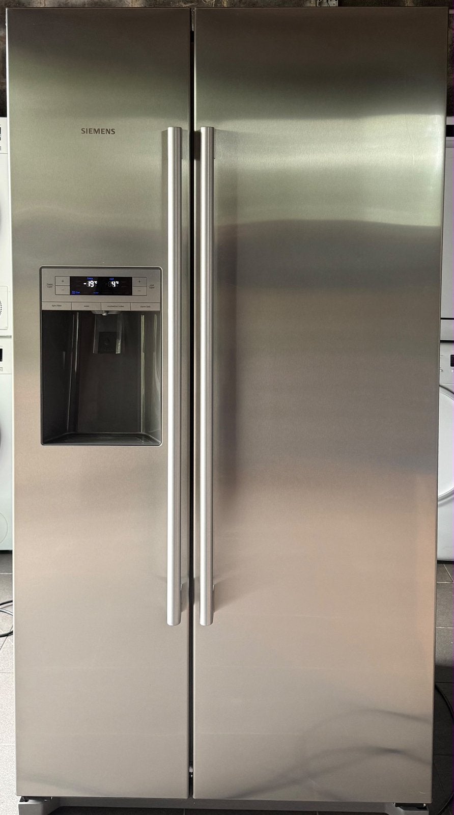 Réfrigérateur américain SIEMENS en acier inoxydable, Electroménager, Enlèvement ou Envoi, Comme neuf