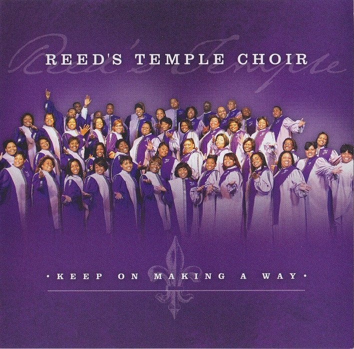 VENTE DU CD REED'S TEMPLE CHOIR - Keep On Making A Way, CD & DVD, CD | Religion & Gospel, Envoi, Gospel