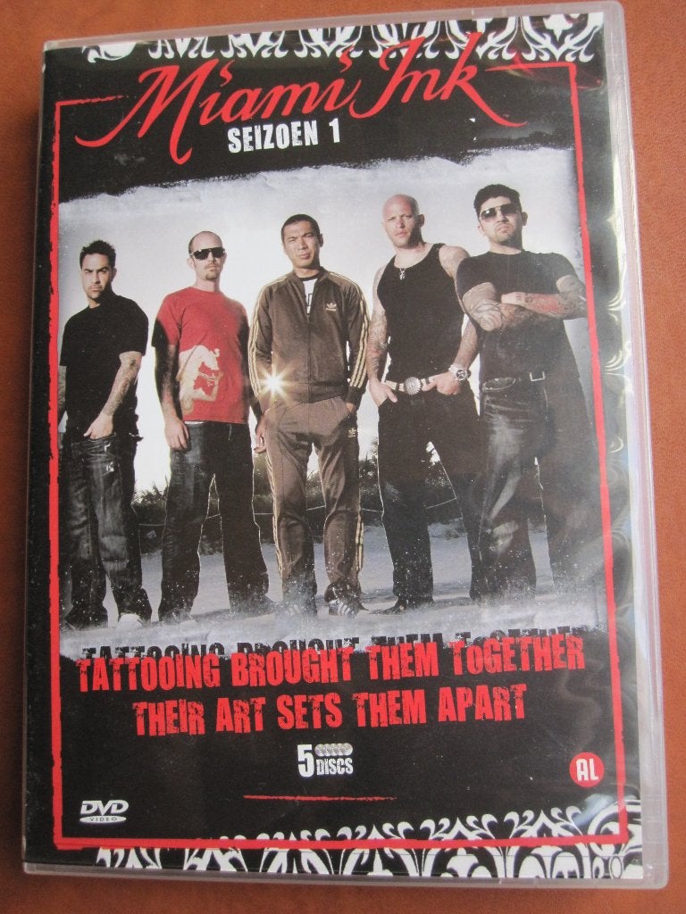 Miami Ink Seizoen 1 (5 disc), Engels, Seizoen 1, Alle leeftijden, Nederlands