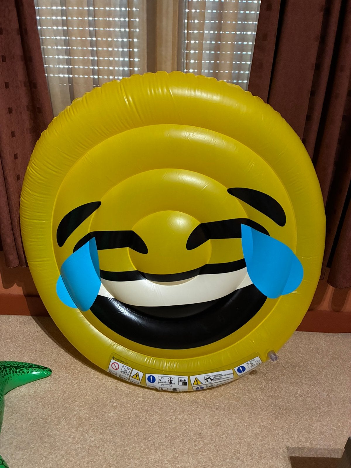 Emoji opblaasbare matras zwembad zee, Ophalen, Zo goed als nieuw