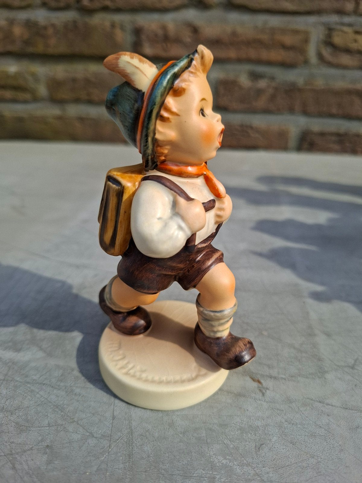 Hummel - School boy - porselein beeldje, Antiek en Kunst, Ophalen