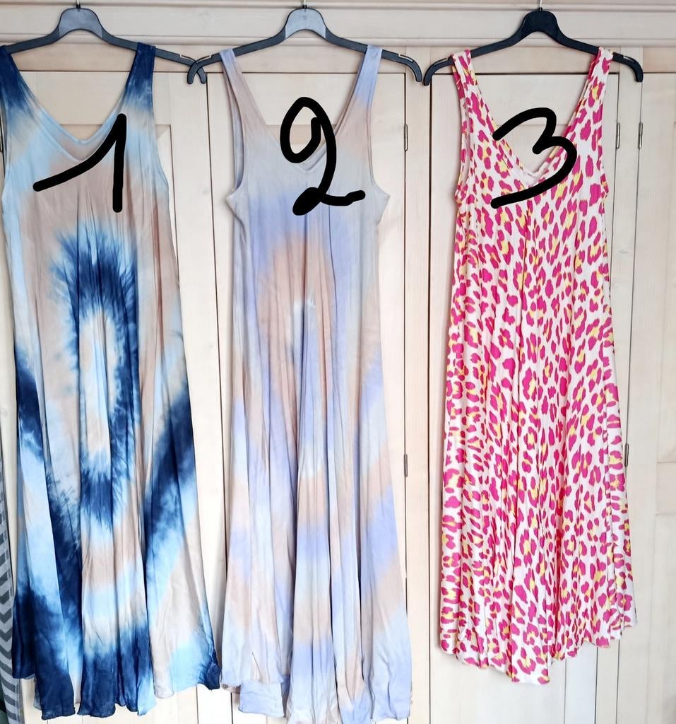3 longues robes estivales amples et agréables, Ophalen
