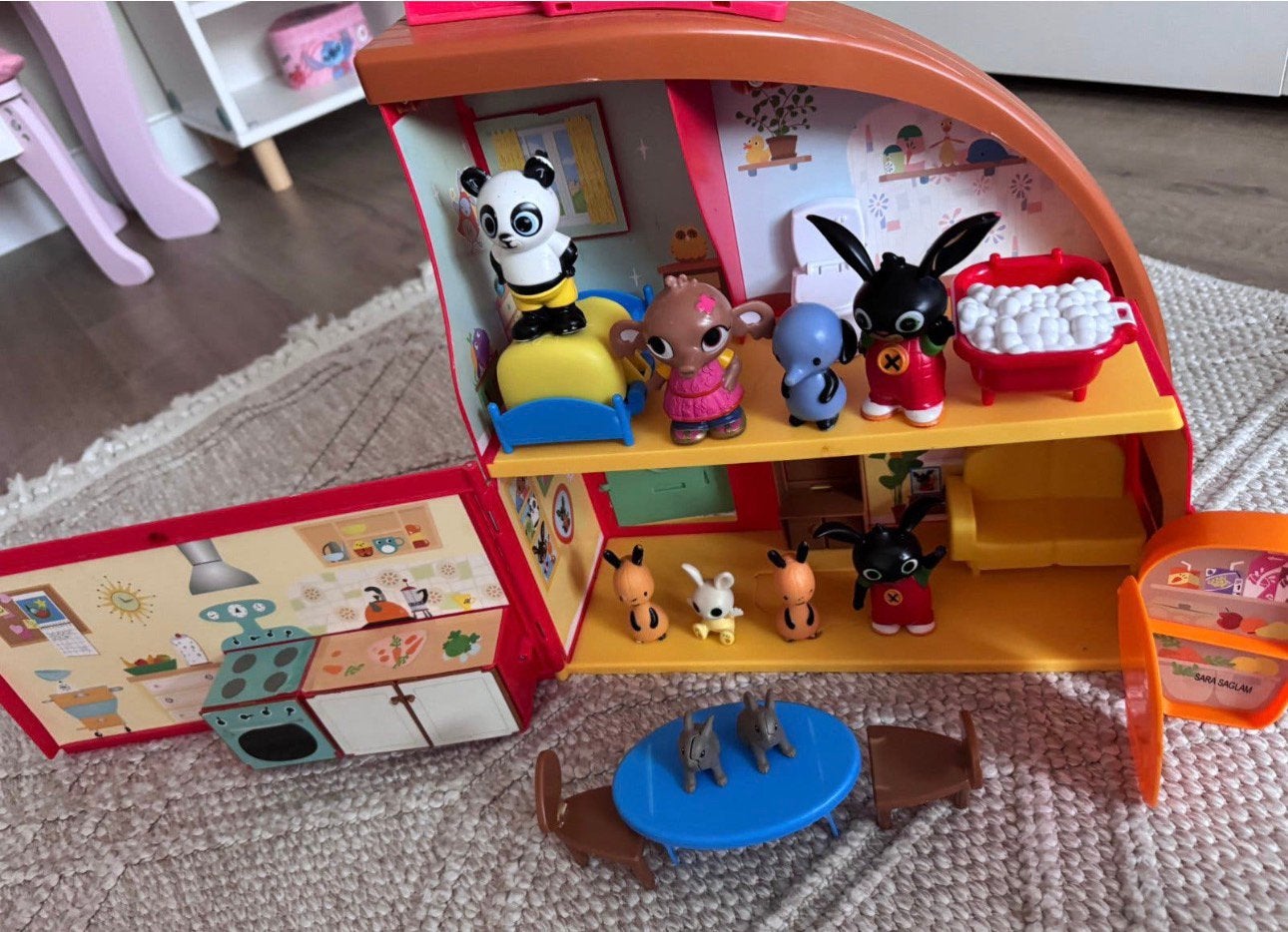 Bing Speelhuis met figuren en accessoires, Ophalen of Verzenden, Zo goed als nieuw, Accessoires