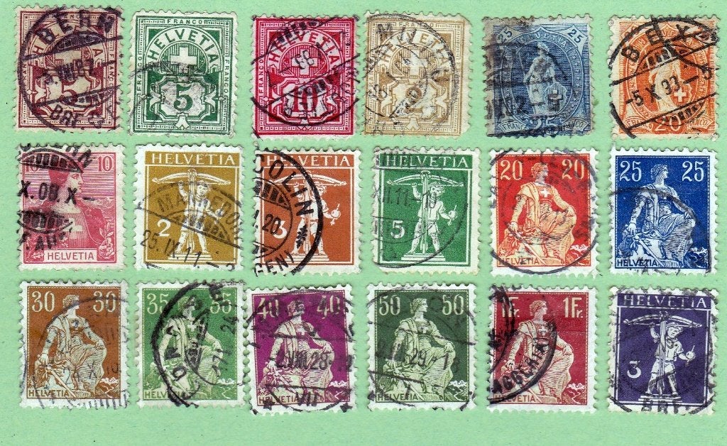 Zwitserse postzegels., Ophalen of Verzenden