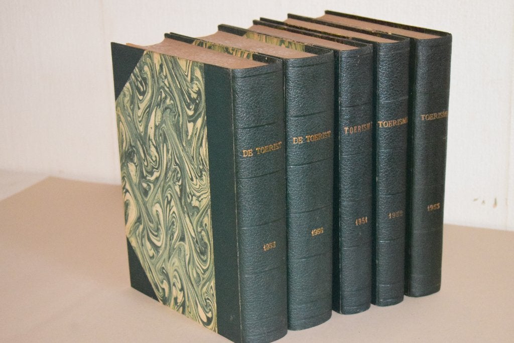 Tijdschrift De Toerist 1951-52-53-55-56 volledig., Collections, Enlèvement ou Envoi, 1940 à 1960, Journal ou Magazine