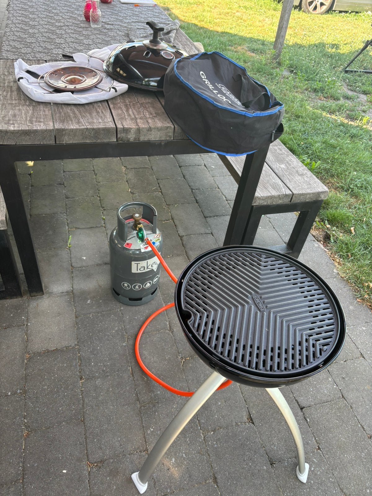 Cadac camping bbq, Ophalen, Zo goed als nieuw