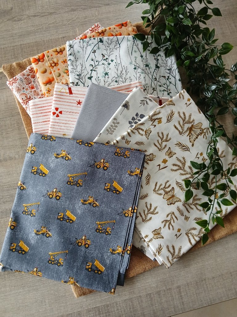 PROMO stoffenpakket Poplin katoen, Hobby & Loisirs créatifs, Neuf, Autres couleurs, Coton, 120 cm ou plus