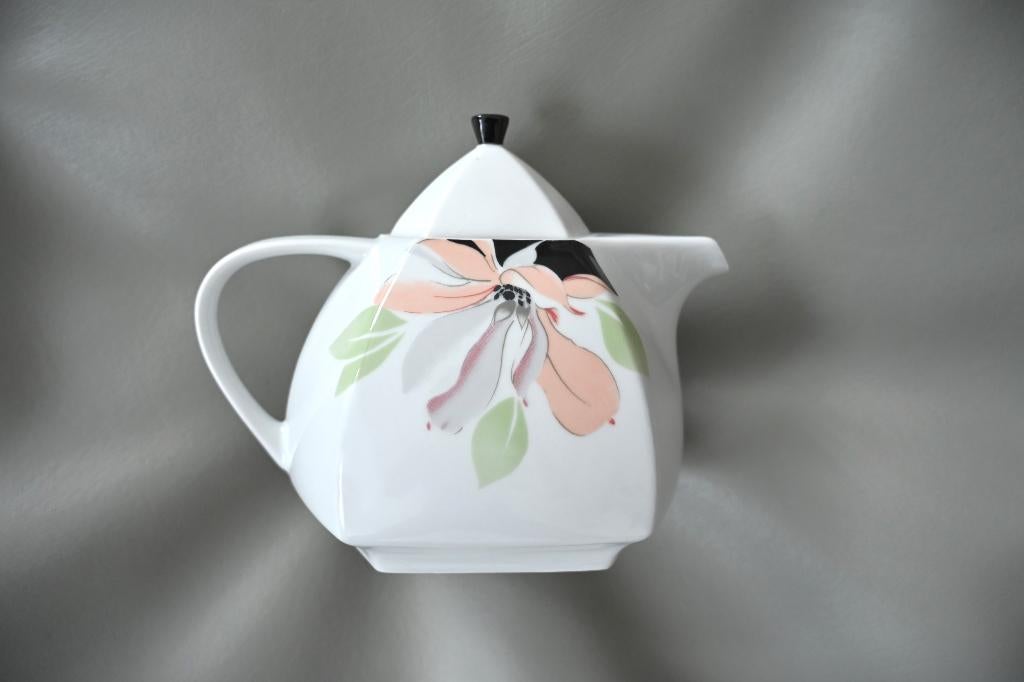 Théière Scherzer Bavaria Germany vintage theepot tea-pot, Enlèvement