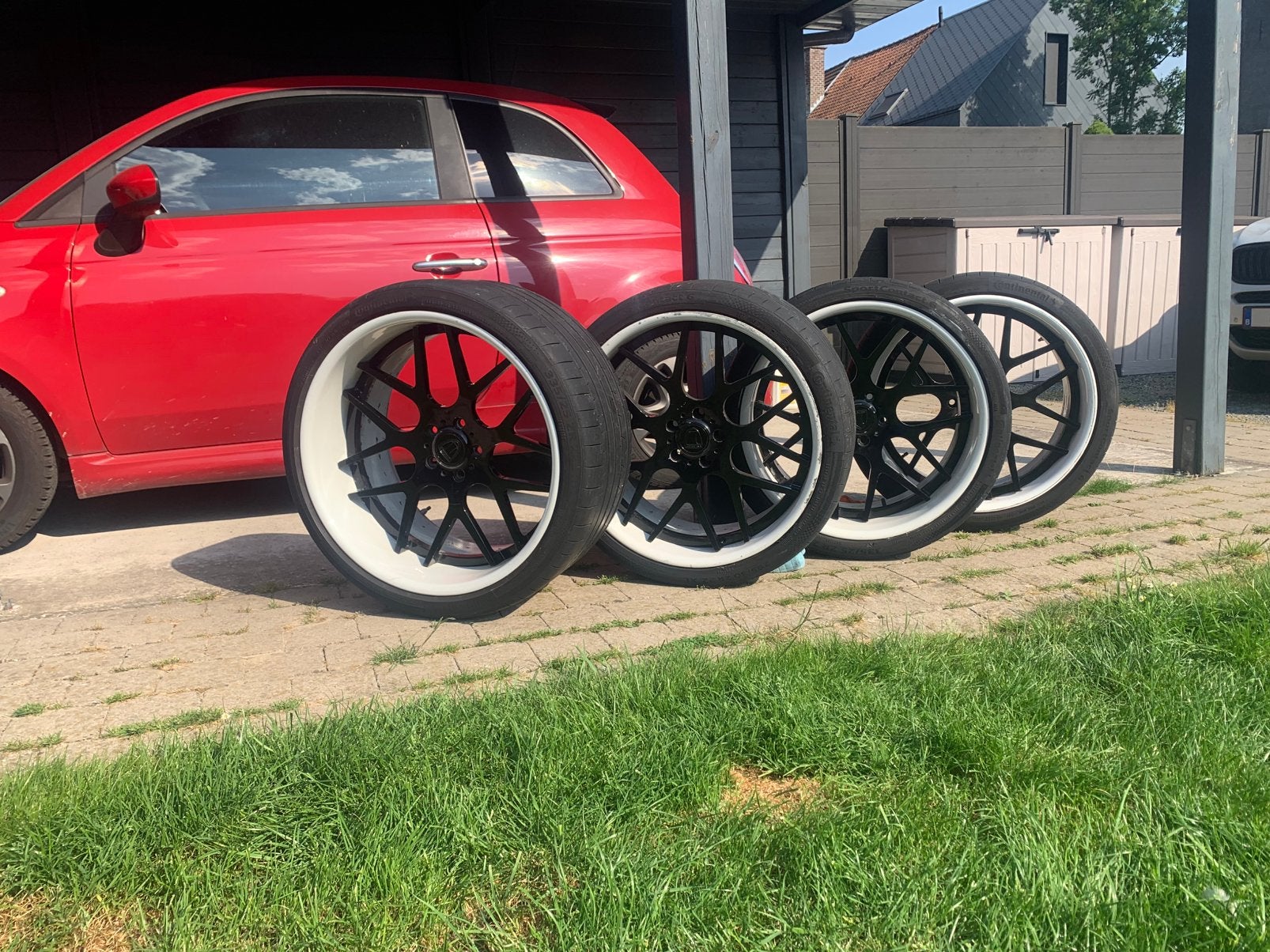 Jantes très larges de 22”  INFURAS—335/25 R22 et 295/30 R22, Autos : Pièces & Accessoires, Autres pièces automobiles, BMW, Enlèvement