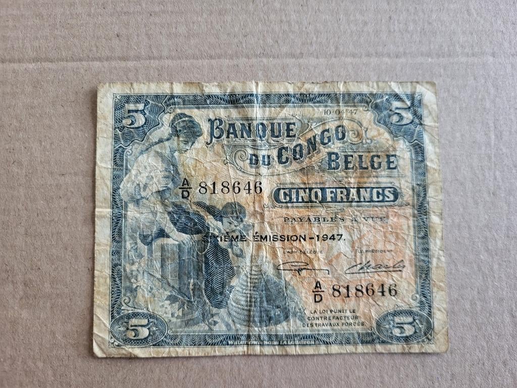 Belgisch-Congo-ticket, Ophalen of Verzenden