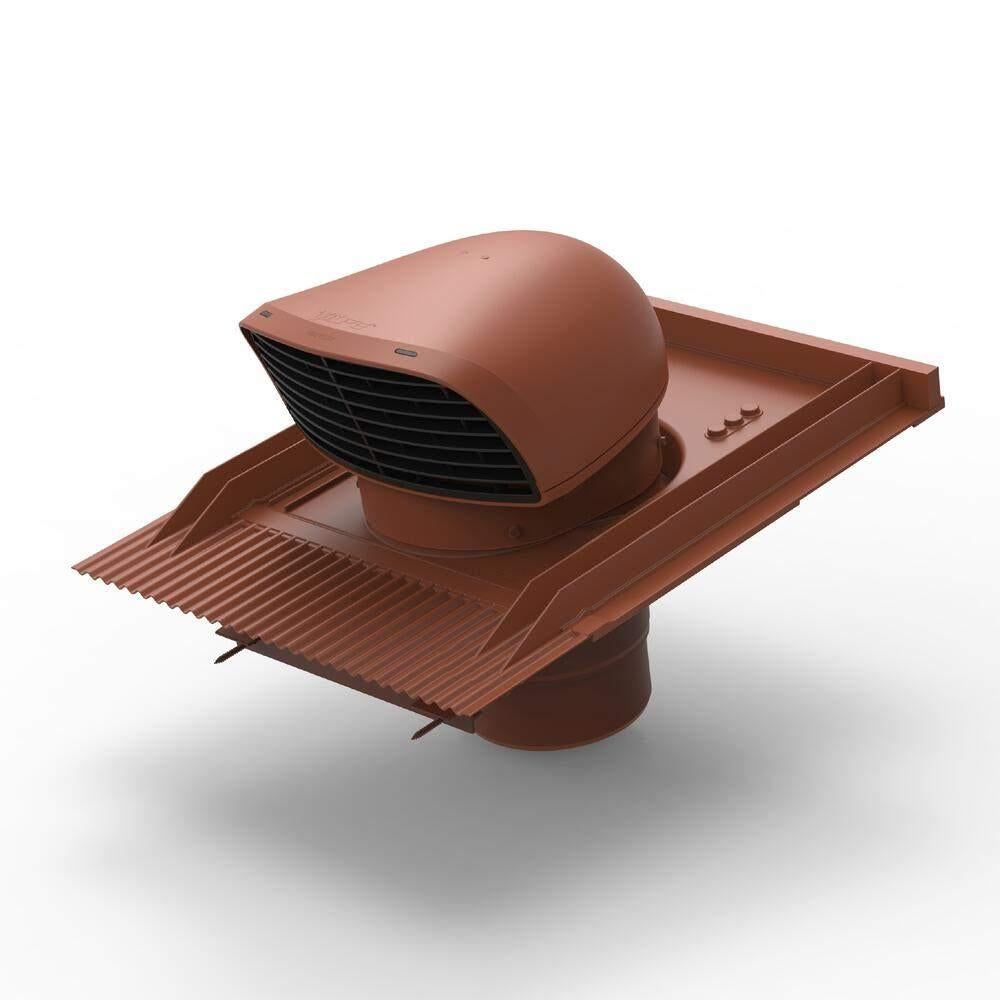 Renson design dakdoorvoer voor 150/160 mm dakpannen, Doe-het-zelf en Bouw, Dakpannen en Dakbedekking, Ophalen, Nieuw, Rood, Overige typen