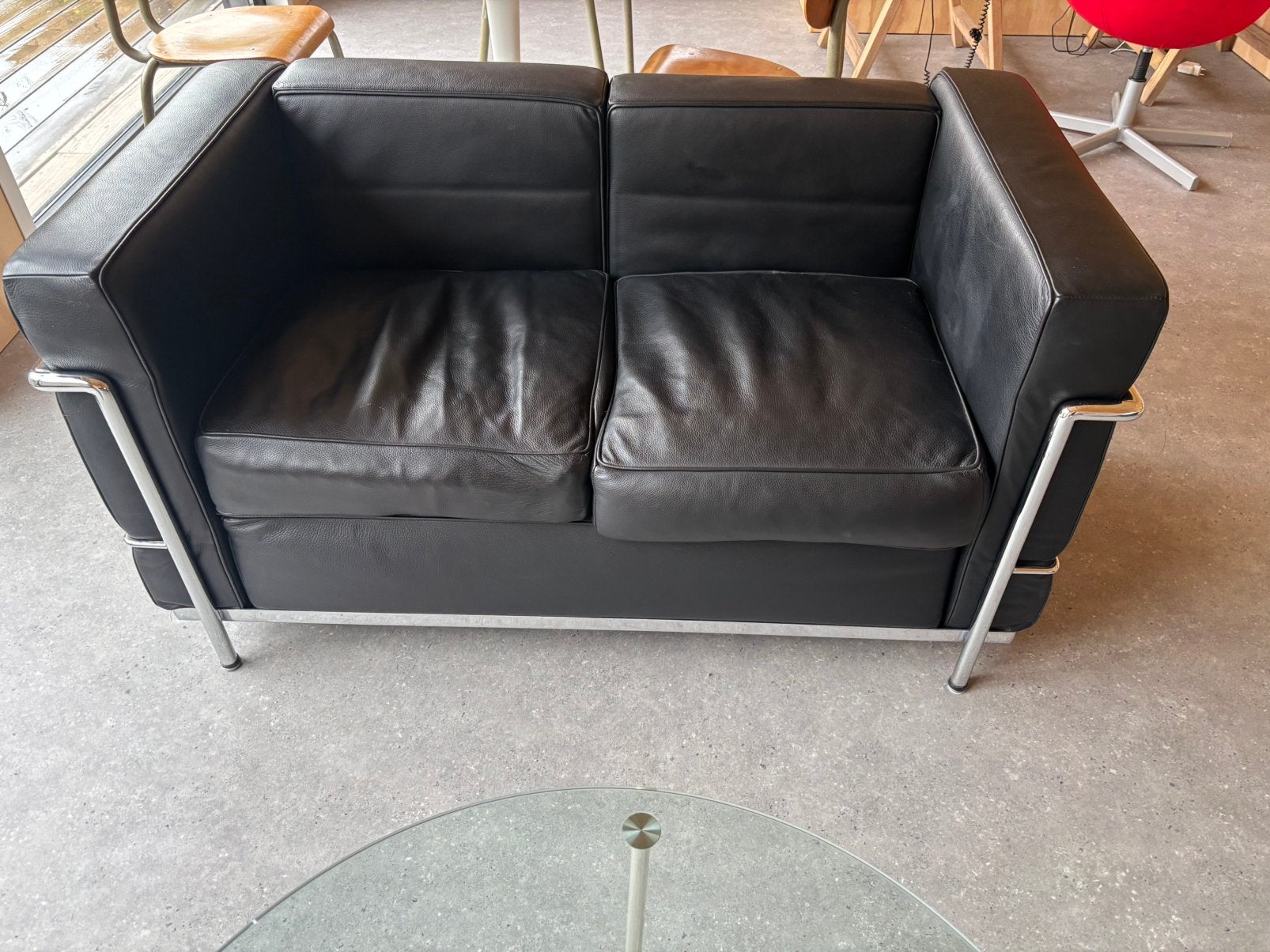 Le corbusier lc2 stijl, Huis en Inrichting, Ophalen, Leer