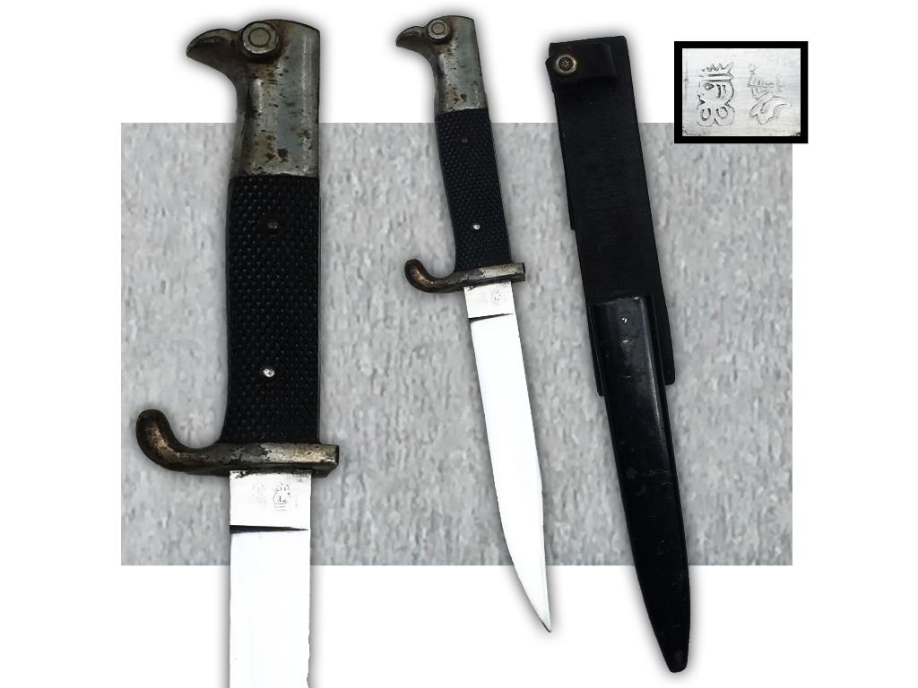 ✔ Zeldzame originele Pruisische bajonet M1898/05 WO1, Ophalen of Verzenden, Landmacht, Mes of Dolk