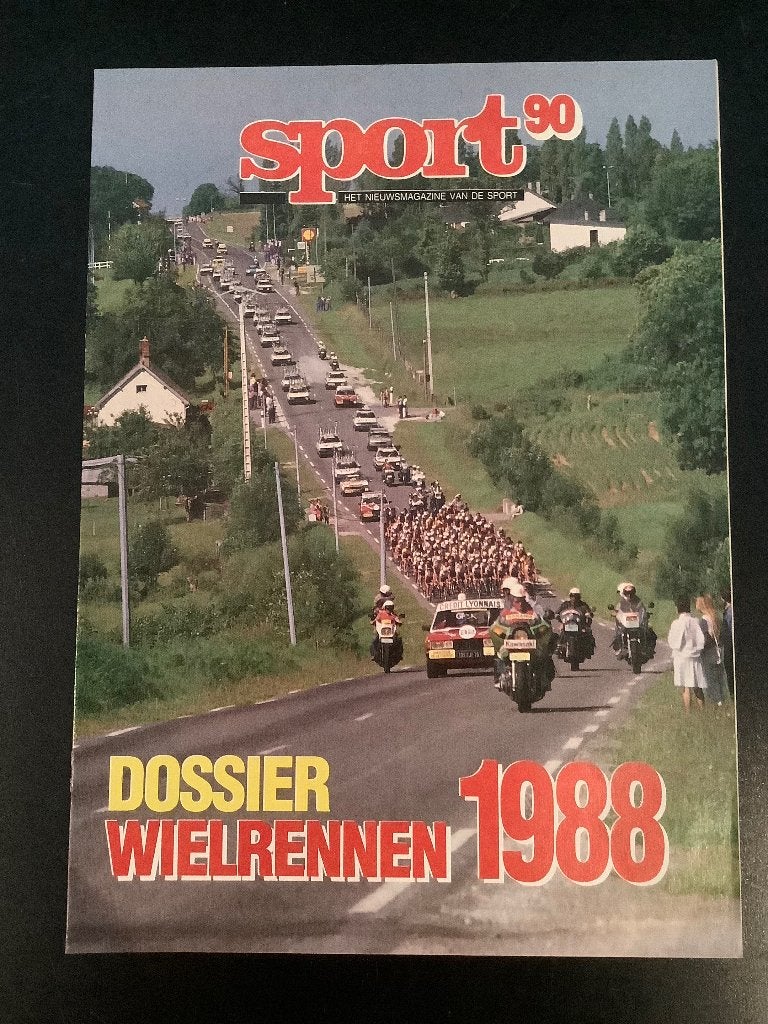 Dossier Wielrennen 1988 van Magazine Sport 90, Sport 90, Lopen en Fietsen, Ophalen of Verzenden, Zo goed als nieuw
