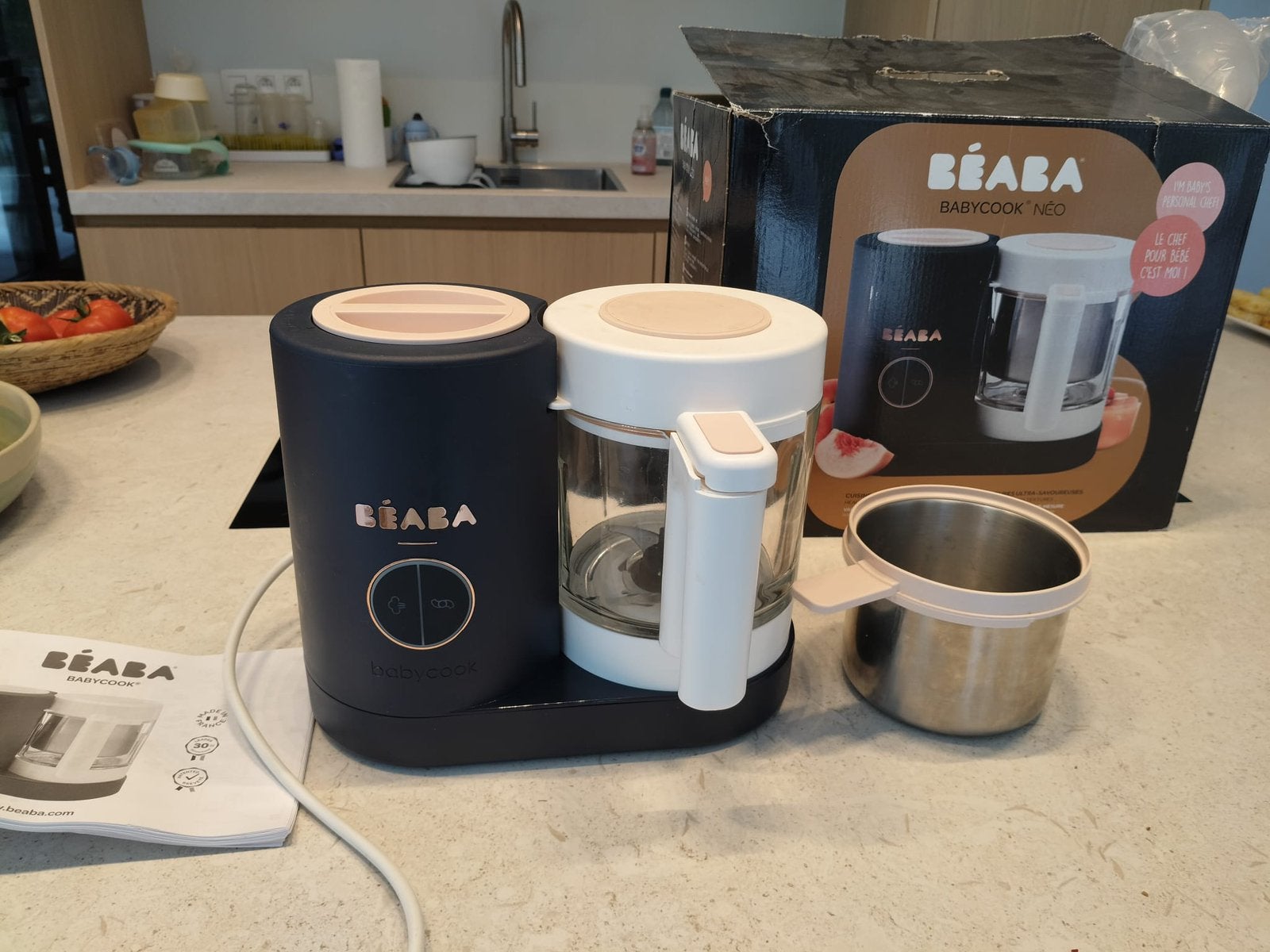 Beaba baby cook neo, Ophalen, Overige merken, Stoomfunctie, Zo goed als nieuw