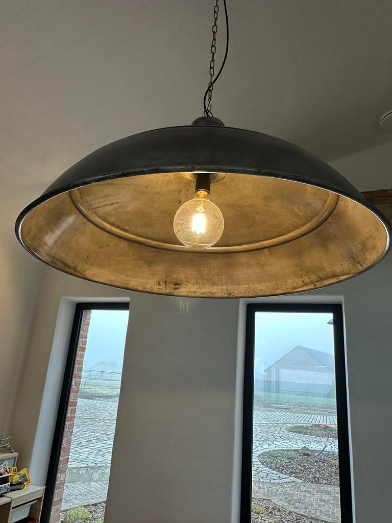 Hanglamp, Huis en Inrichting, Lampen | Hanglampen, Zo goed als nieuw, Metaal, Ophalen