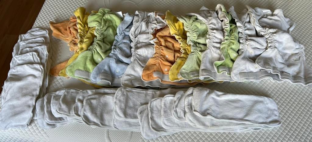 Couches lavables Popolini taille unique avec velcro, Enlèvement, Utilisé, Garçon ou Fille