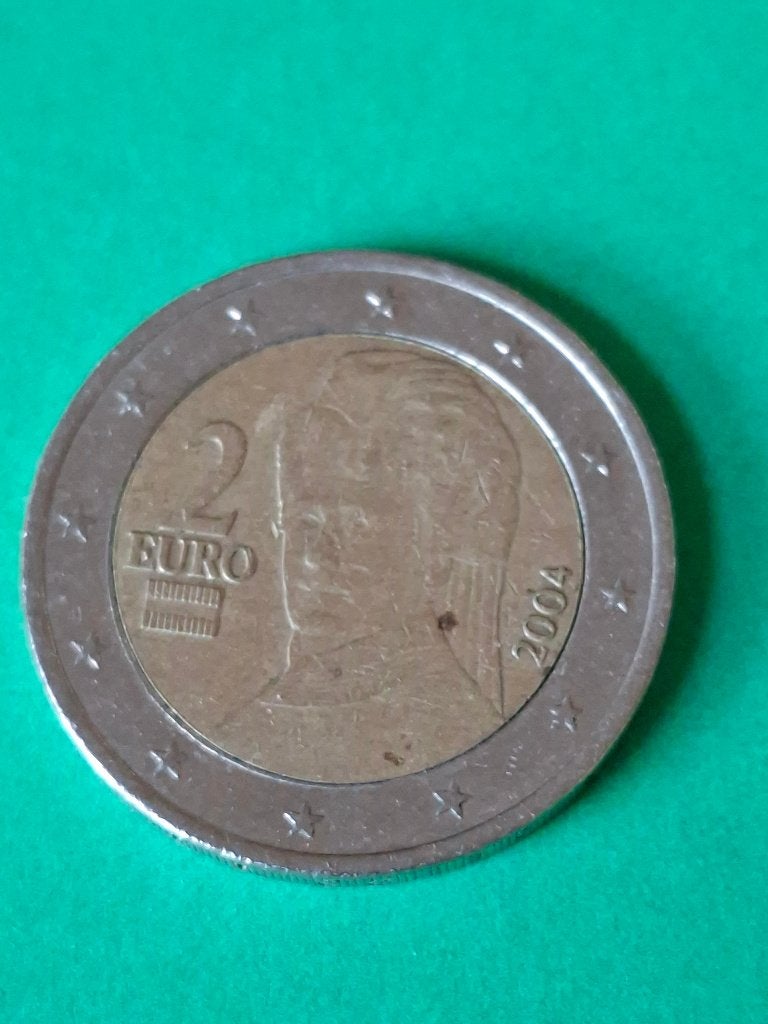 2004 Oostenrijk 2 euro, schaars, Postzegels en Munten, Munten | Europa | Euromunten, Losse munt, 2 euro, Oostenrijk, Verzenden